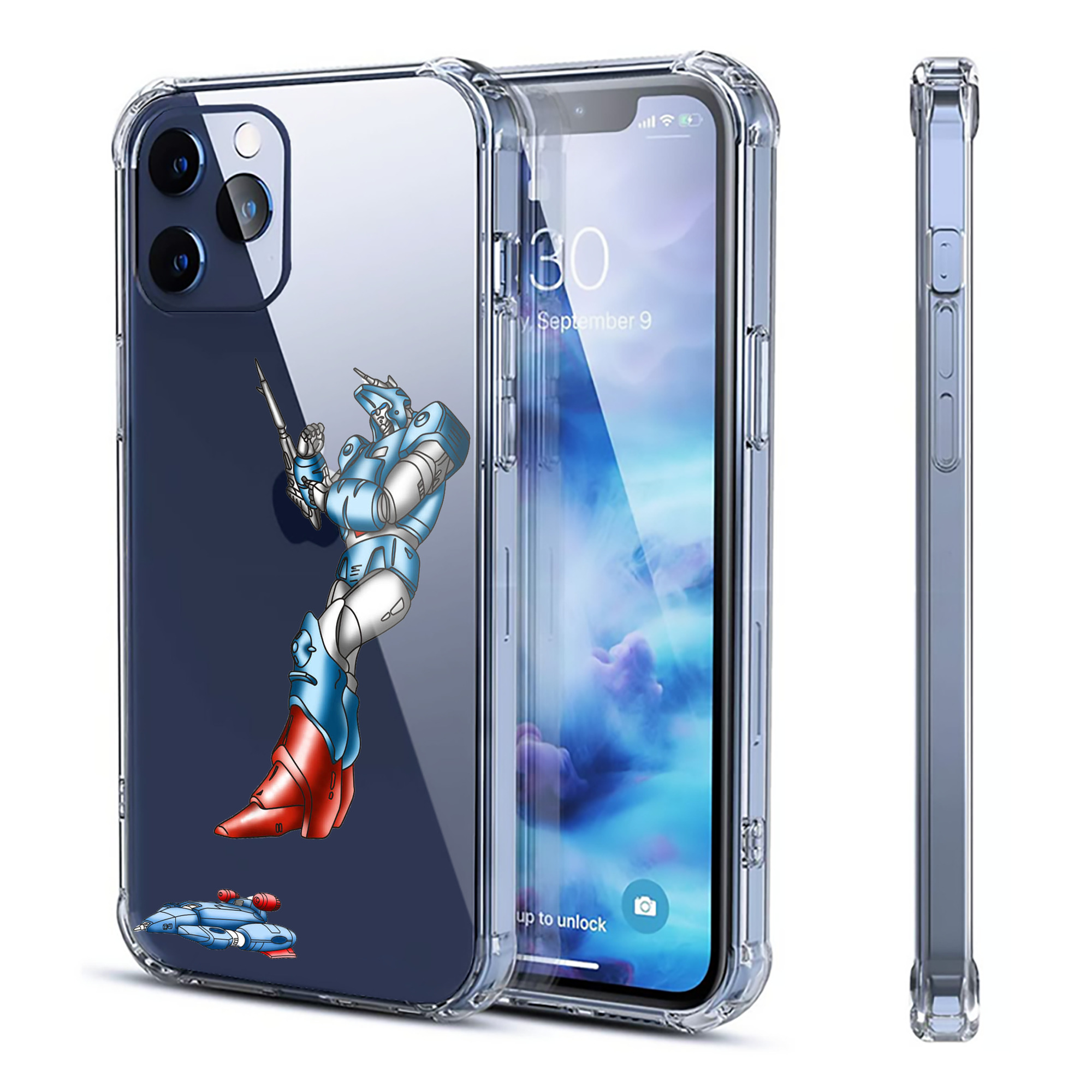（画像用）  【iPhone 12シリーズ対応】透明スマホケース（クリアソフトケース）